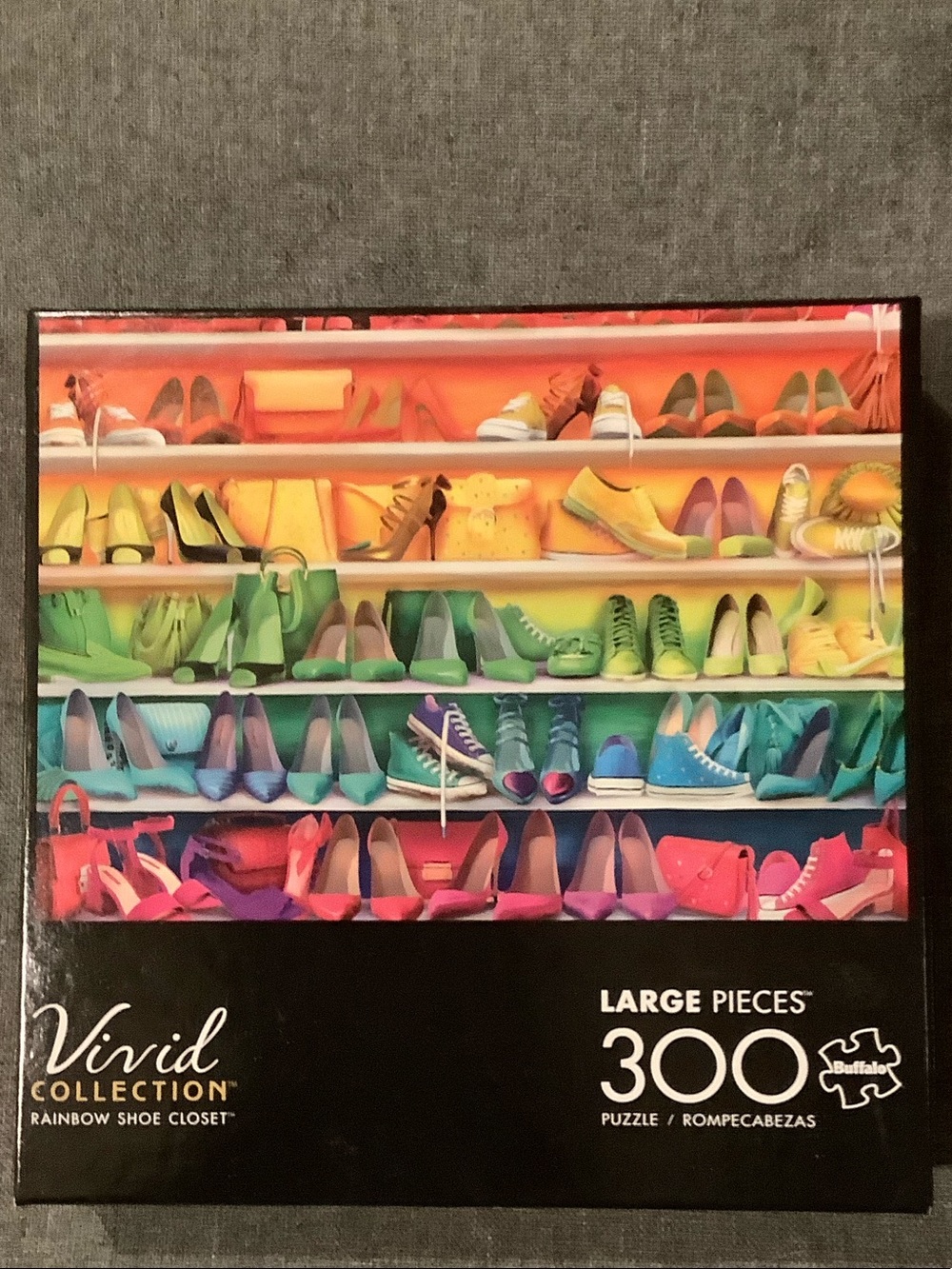Buffalo Games ‘Rainbow Shoe Closet’ 300 Piece Jigsaw Puzzle